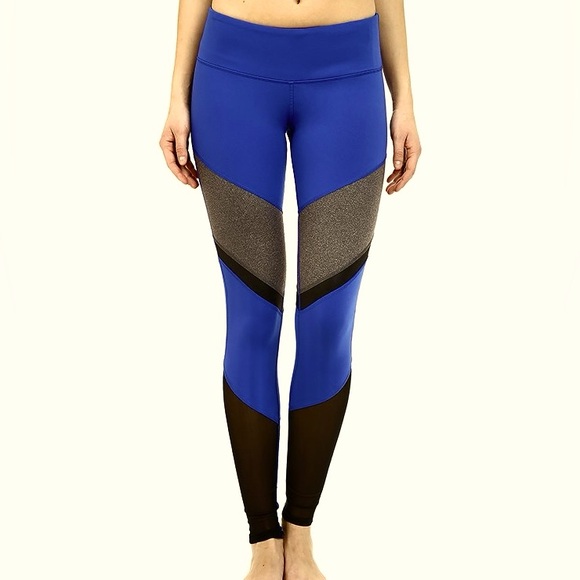 Yogalicious Pants - SALE🎉 YOGALICIOUS Bonded blue/gray & mesh leggings